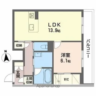 プレミアス【2階】の間取り