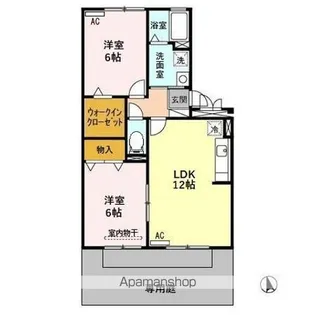 ジェントリー【1階】の間取り