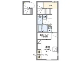 レオパレスグランデ【2階】の間取り