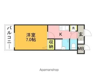 インヘリッツ田原【7階】の間取り