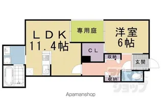 (仮称)ベルリード MILLESIME寺町【101号室】の間取り