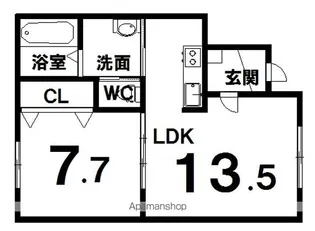 ライラック166【1階】の間取り