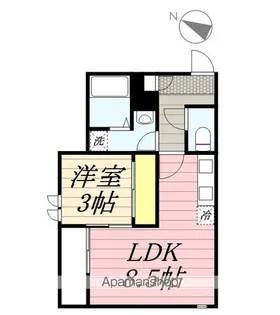 Grandtic Park Side大橋【1階】の間取り