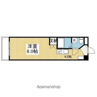 カローラ清水町【609号室】の間取り