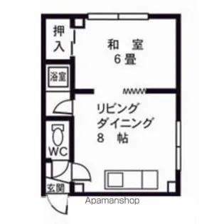 メゾンステラII【3階】の間取り