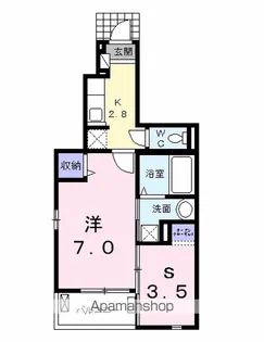ヴァルト【1階】の間取り