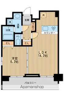 KDXレジデンス板橋本町【11階】の間取り