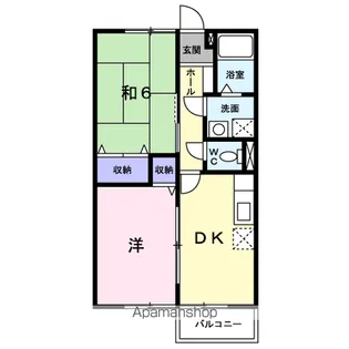 ジョイフル春日【102号室】の間取り