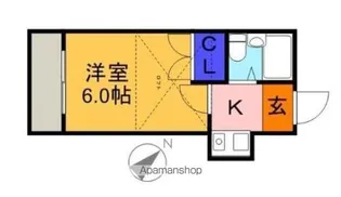 クレスト津田沼第01【1階】の間取り