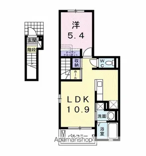 サンリット ガーデン2【2階】の間取り