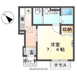 レフォルテREFORTE【1階】の間取り