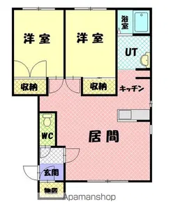 サンシャインC【207号室】の間取り