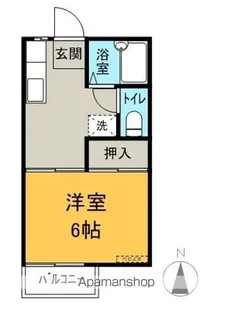 プレンティ友【2階】の間取り