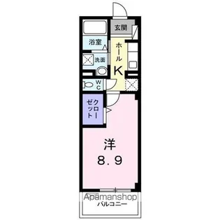 ラ・フォート【1階】の間取り