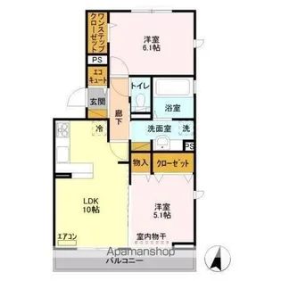 プレミール A【3階】の間取り
