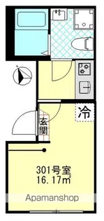 GRIP羽田【3階】の間取り