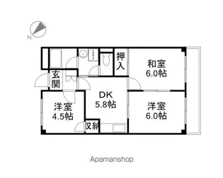 Twin Avenue A【4階】の間取り