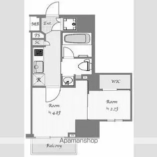 AXAS駒込アジールコート【2階】の間取り