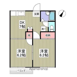 シャンボールS【1階】の間取り