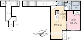 CONFORTII【102号室】の間取り