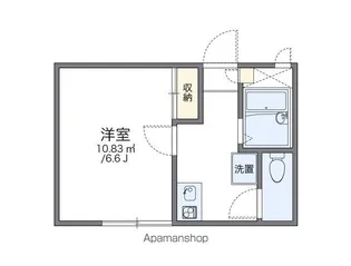 レオパレスウエストマーランド【2階】の間取り
