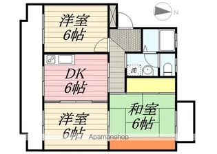 プライムハイツA【2階】の間取り