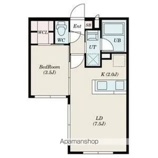SーRESIDENCE厚別南【5階】の間取り