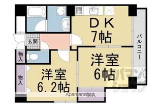 コスモ今出川【801号室】の間取り