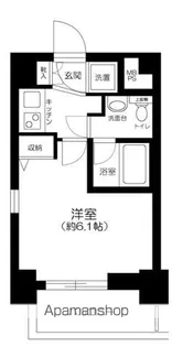 東京都港区芝公園2丁目【マンション】の間取り