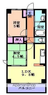 フェスティナレンテ【501号室】の間取り