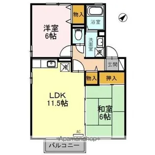 サンクレスト陽明 A【2階】の間取り