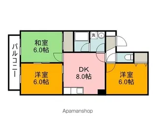 ドルフ井口台A棟【2階】の間取り