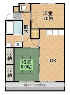 フジマンション【202号室】の間取り