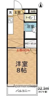 カープハイツ【105号室】の間取り