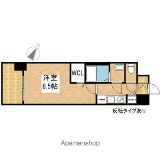 プレサンスジェネ鶴舞【4階】の間取り