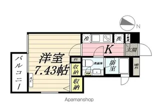 ラグゼ【2階】の間取り