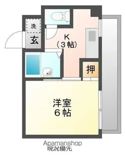 レイクス尾道ビルⅡ【402号室】の間取り