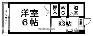 池田ビル【602号室】の間取り