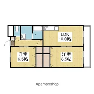 M3マンション【5階】の間取り