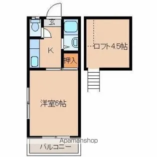 レジデンス三重野【103号室】の間取り