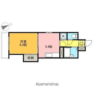 ハウスエーヌ西十日市【3階】の間取り