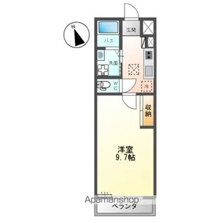 サンモールウエストⅡ【2階】の間取り