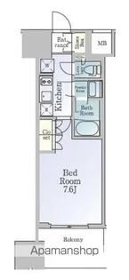 ルフォンブランシェ品川南大井【12階】の間取り