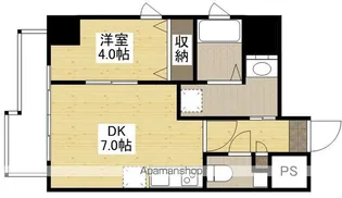 KATAYAMABLDG25【8階】の間取り