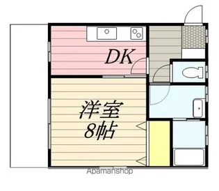 佐々木ビル【202号室】の間取り