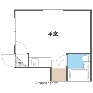 フロンティア28 B棟【106号室】の間取り