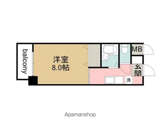 第11田中興産ビル【4階】の間取り