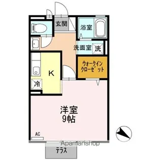 ル・シェル・コート【1階】の間取り