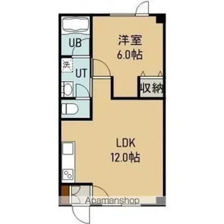 アーバンパレス425【1階】の間取り