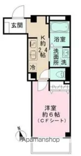 クレシェンド東新宿【1階】の間取り